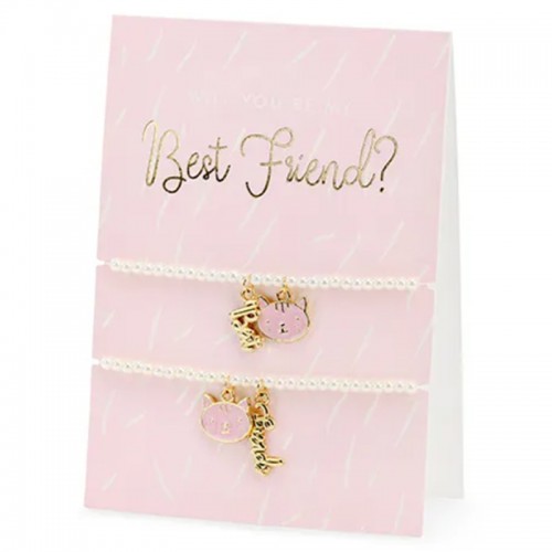 Postal + Pulseiras "Melhores Amigas"